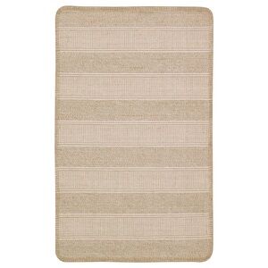 IKEA KLEJS Rug Bundle 2 NEW Jute Cotton Tan Woven Stripes 1’8” x 2’7” Floor Mats